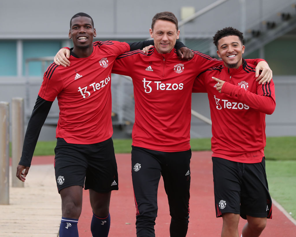 Manchester United Training Session And Press Conference