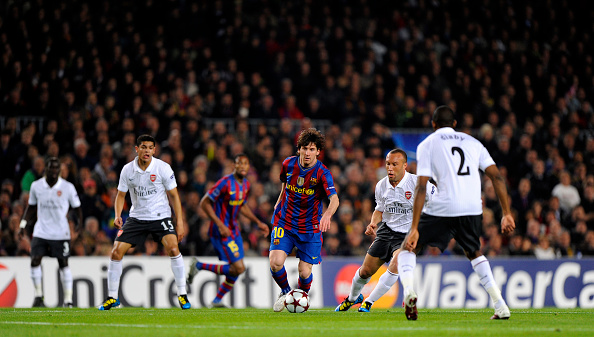 SOCCER - UEFA Champions League - Quarterfinals - FC Barcelona vs. Arsenal