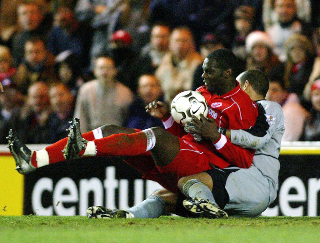 Manchester United's goal keeper Tim Howa