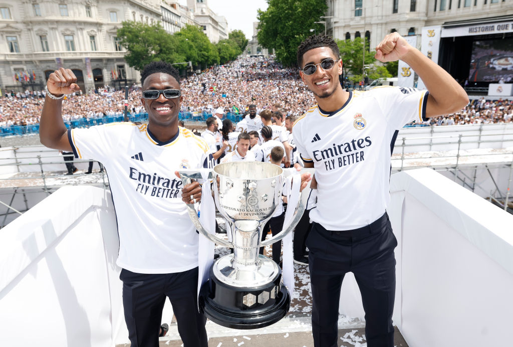 Real Madrid Celebrate Winning The LaLiga Title
