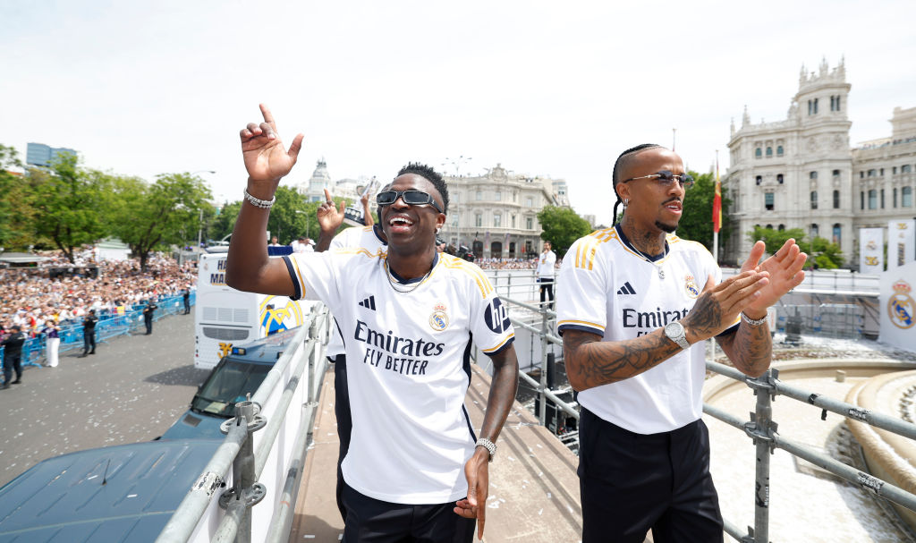 Real Madrid Celebrate Winning The LaLiga Title