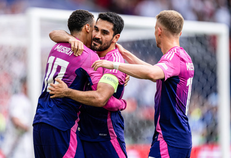 r during the UEFA EURO 2024 group stage match between Germany and Hungary at Stuttgart Arena on June 19, 2024 in Stuttgart, Germany. (Photo by Markus Gilliar - GES Sportfoto/Getty Images