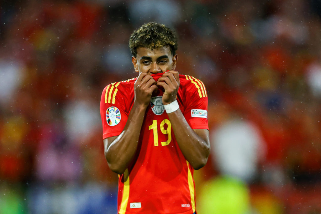 Lamine Yamal of Spain seen during the UEFA EURO 2024 match