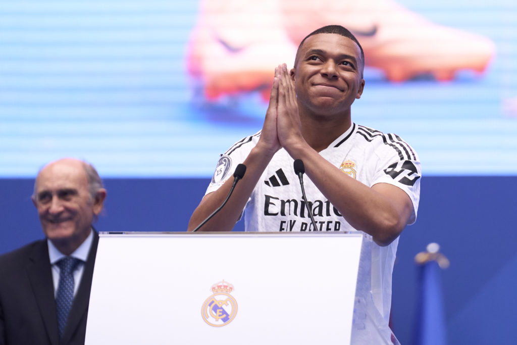Real Madrid Unveils New Signing Kylian Mbappe